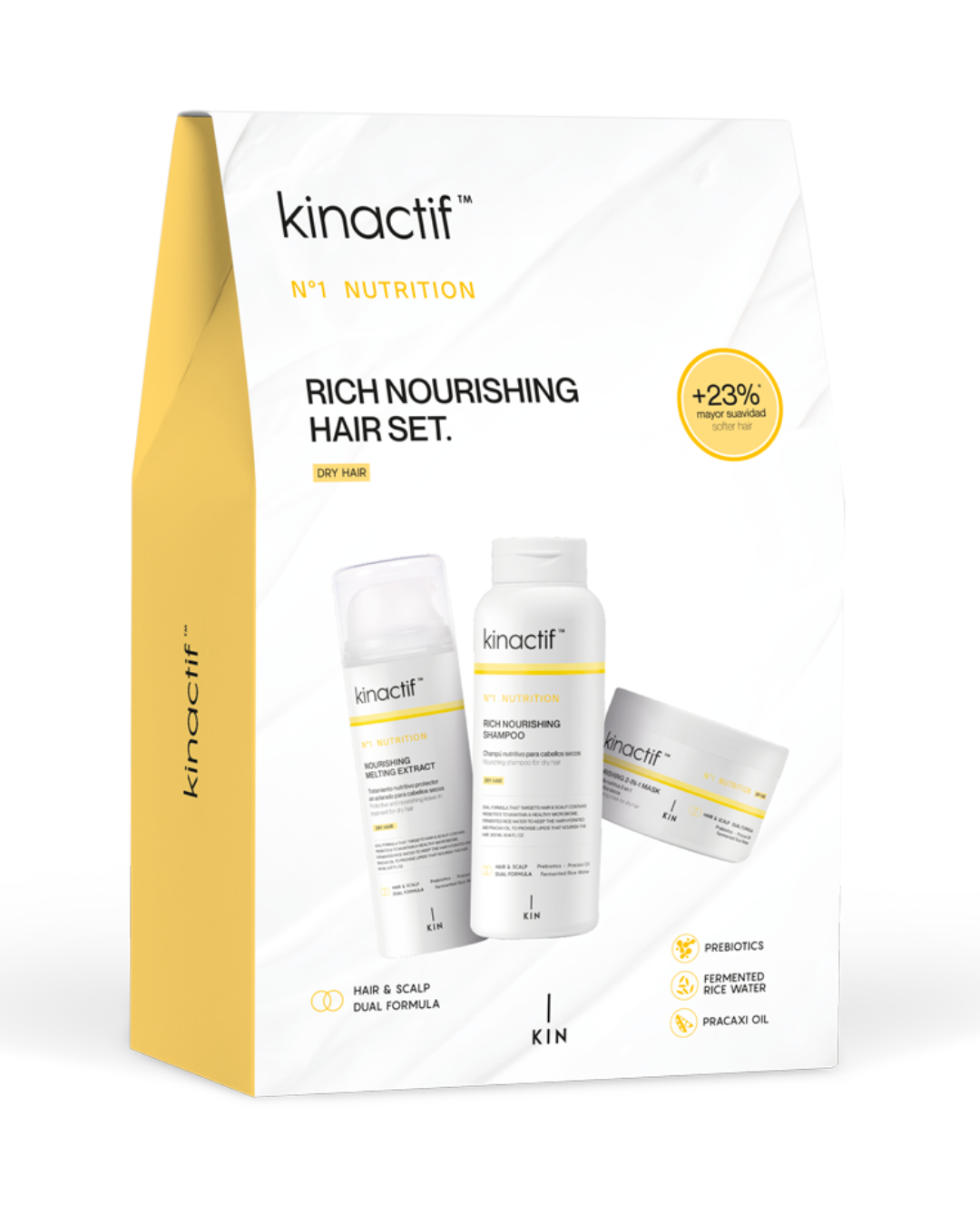 KIN Kinactif Rich Nourishing Shampoo 300 Ml – Pflegendes Haar-Shampoo Für Tägliche Haarpflege